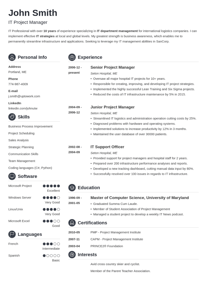 resume-builder-template-crisp