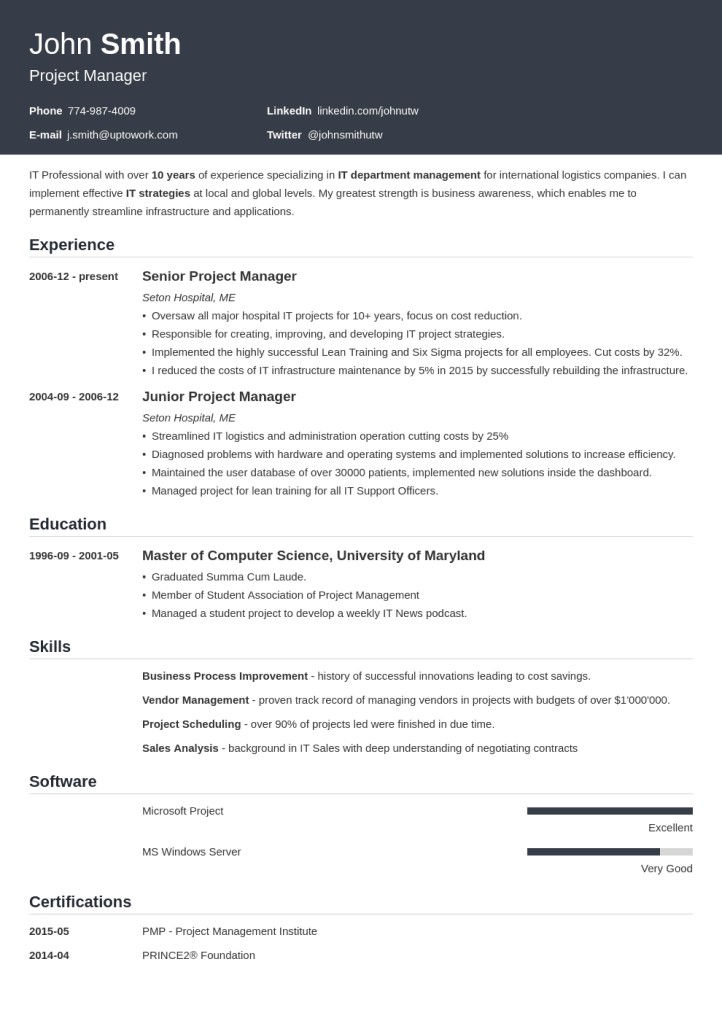 resume-builder-template-influx