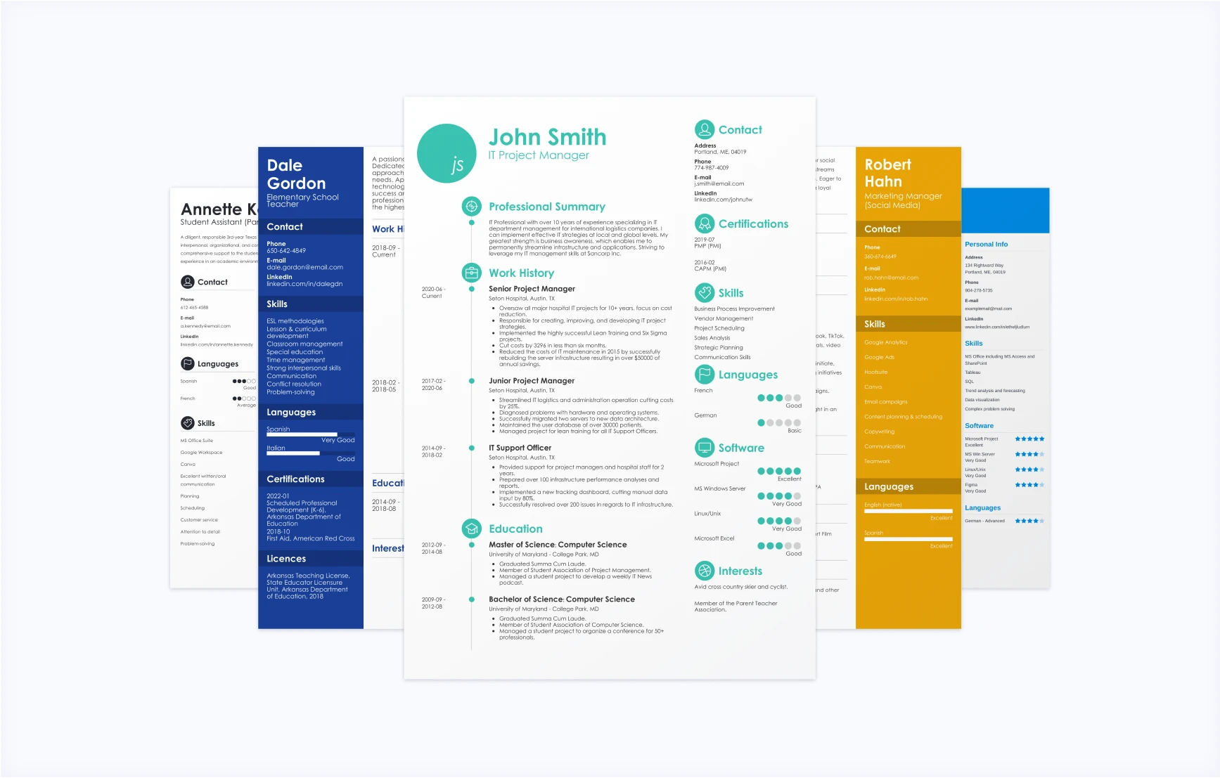 Examples of ATS friendly resumes