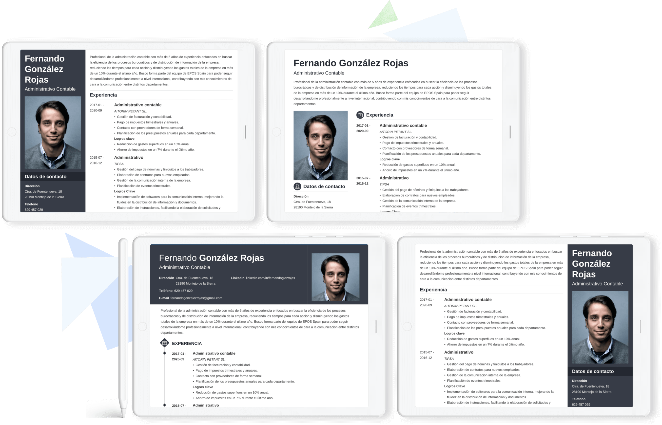 Plantillas de Curriculum Vitae: 21 Modelos para CV (Gratis)