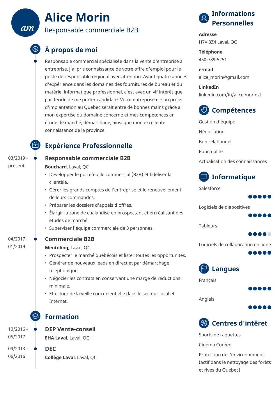 CV Template Primo